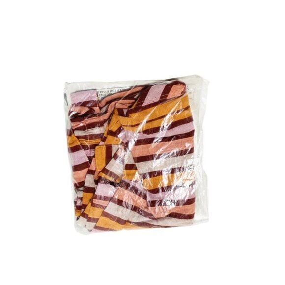 ANTHROPOLOGIE Women's High Waisted Belted Yarn Dye Pull On Shorts - Picture 5 of 6